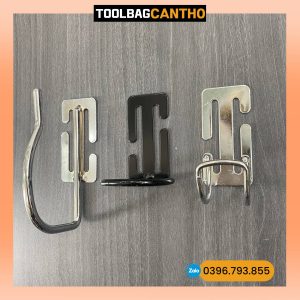 Móc đeo máy khoan/ móc búa Made in Việt Nam (mạ crom màu bạc)