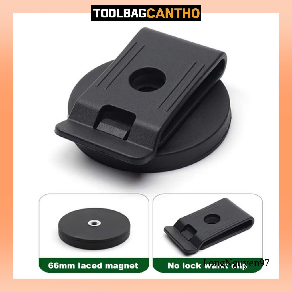 Kẹp nam châm tròn dùng để hít ốc vít (màu đen) - Ảnh 4