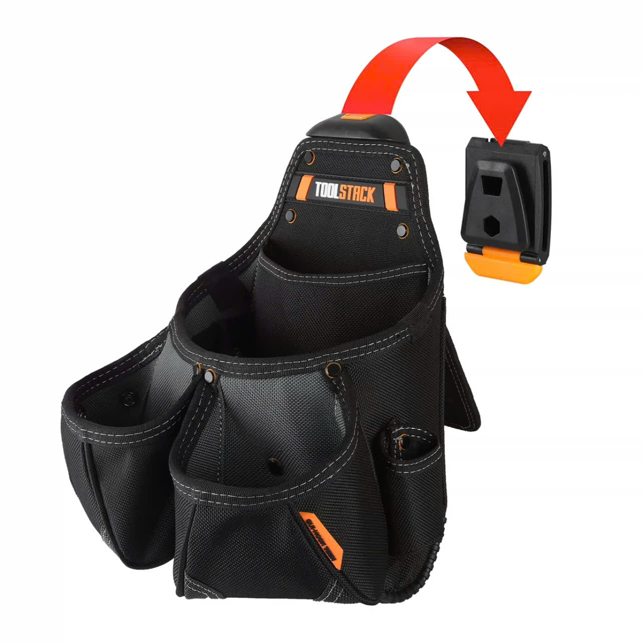 Túi đeo đồ nghề ToolStack TSK-02 có 2 hộc để ốc vít